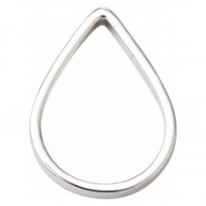 10 Connecteurs Goutte Argenté 11x7mm pour la Création de Bijoux Fantaisie - DIY