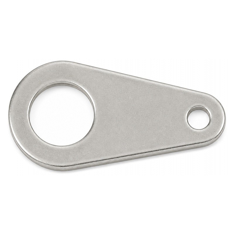 200 Attaches Embout Fermoir Connecteur Argenté en Acier Inoxydable pour Finition Chaîne 6x3mm