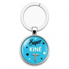 Porte-Clé "Super Kiné" Cadeau Original Anniversaire Noël pour la Création de Bijoux Fantaisie - DIY