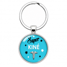 Porte-Clé "Super Kiné" Cadeau Original Anniversaire Noël pour la Création de Bijoux Fantaisie - DIY