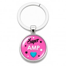 Porte-Clé "Super AMP" Cadeau Original Anniversaire Noël pour la Création de Bijoux Fantaisie - DIY