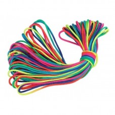 5 Mètres de Cordon en Nylon Multicolore 1mm pour la Création de Bijoux Fantaisie - DIY