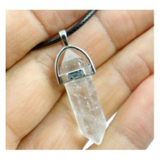 Collier en Cordon Ciré Pendentif Pierre Naturelle pour la Création de Bijoux Fantaisie - DIY