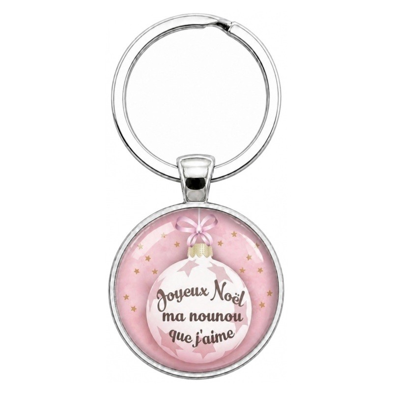 Porte-clé "Joyeux Noël Maman que J'aime" Cadeau de Noël Original