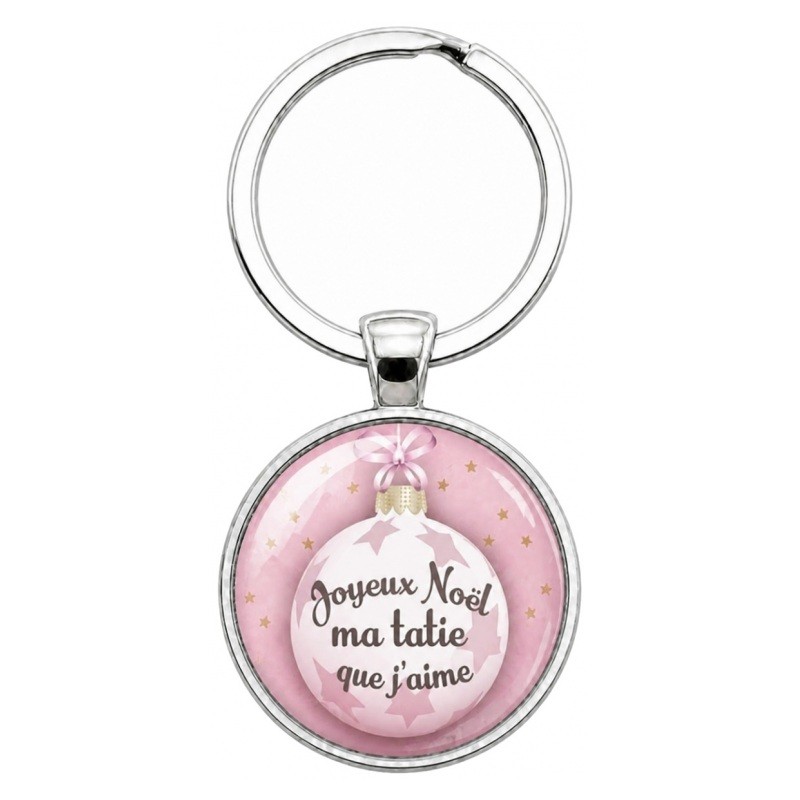 Porte-clé "Joyeux Noël ma Soeur que J'aime" Cadeau de Noël Original