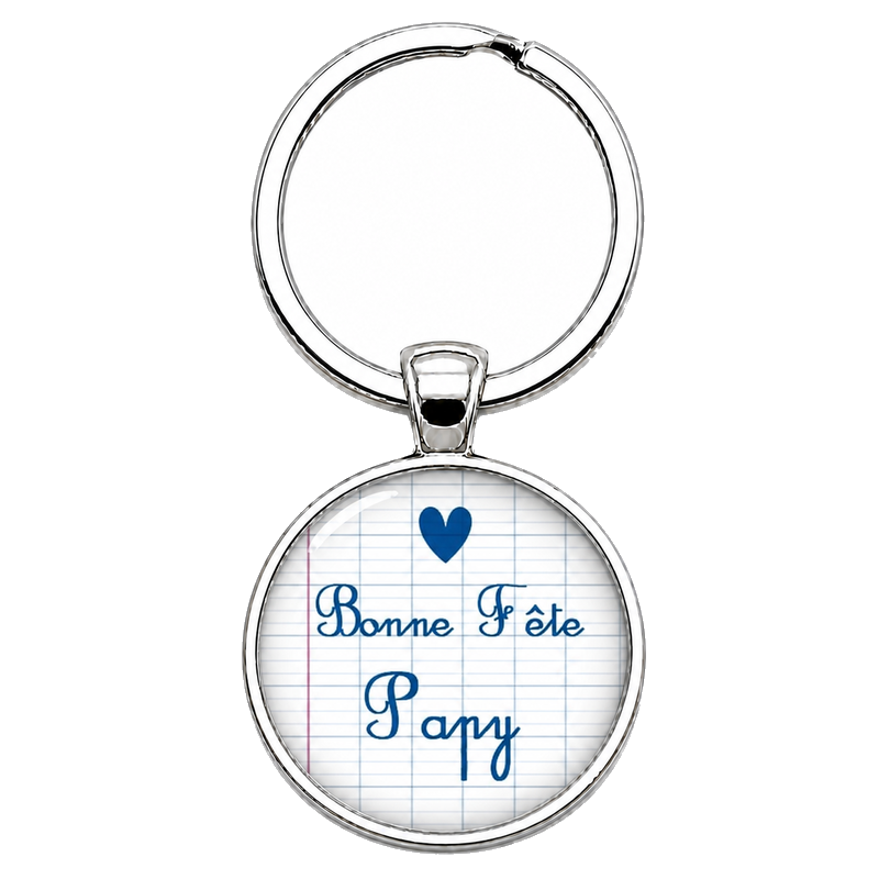Porte-clé "Bonne Fête Papy" Cadeau Fête des Grands-Pères Anniversaire Noël