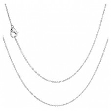 Collier Chaîne Fine 1,5mm Argentée en Acier Inoxydable 50cm Long pour la Création de Bijoux Fantaisie - DIY