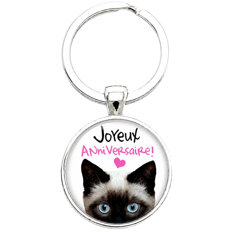 Porte-clé "Joyeux Anniversaire" Cadeau Original Anniversaire