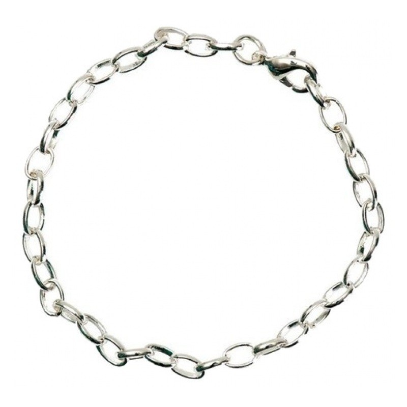 2 Supports Bracelet Argenté 21cm
