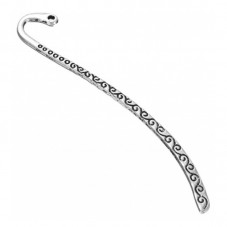 Marque-Page Signet Argenté 84mm pour la Création de Bijoux Fantaisie - DIY