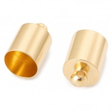 6 Fermoirs Embouts Connecteurs pour Cordon 6mm pour la Création de Bijoux Fantaisie - DIY