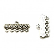 4 Connecteur 5 Attaches 25x12mm pour la Création de Bijoux Fantaisie - DIY