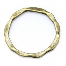 5 Connecteurs Rond Bronze 22mm pour la Création de Bijoux Fantaisie - DIY