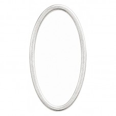 10 Connecteurs Ovale Argenté 16x9mm pour la Création de Bijoux Fantaisie - DIY