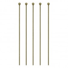 50 Tiges à Boule Bronze 40mm pour la Création de Bijoux Fantaisie - DIY