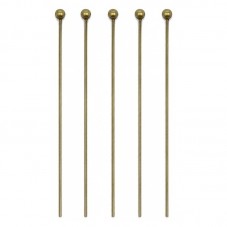 50 Tiges à Boule Bronze 50mm pour la Création de Bijoux Fantaisie - DIY