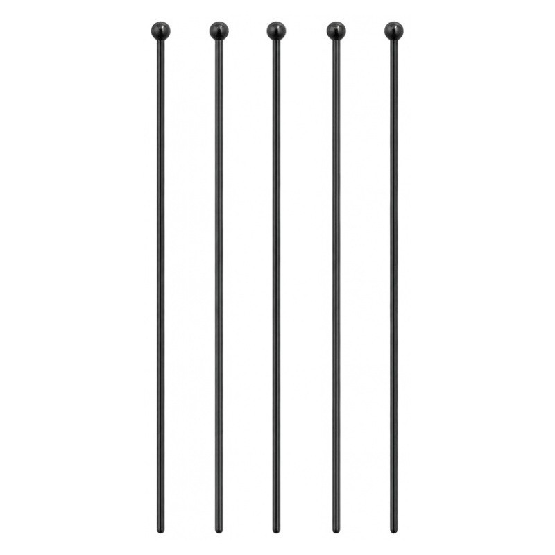 50 Tiges à Boule Gunmétal 50x0,6mm