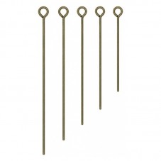 100 Tiges à Œil Bronze Tailles Mixtes pour la Création de Bijoux Fantaisie - DIY