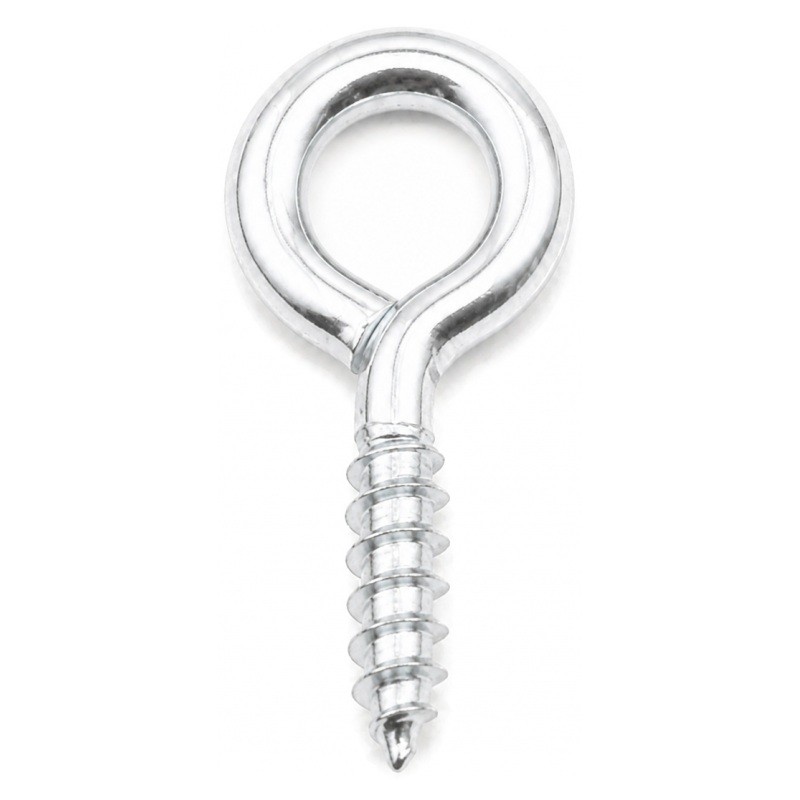 100 Pitons à Vis Argentés 8x4mm