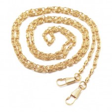 Chaîne Dorée Rétro pour Accroche Sac à Main 120cm pour la Création de Bijoux Fantaisie - DIY