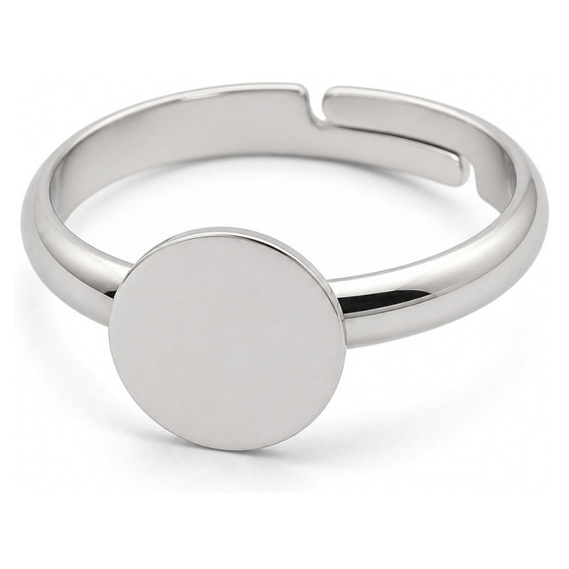 5 Supports Bague Ajustable Platine 10mm