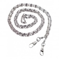 Chaîne Argentée Rétro pour Accroche Sac à Main 120cm pour la Création de Bijoux Fantaisie - DIY