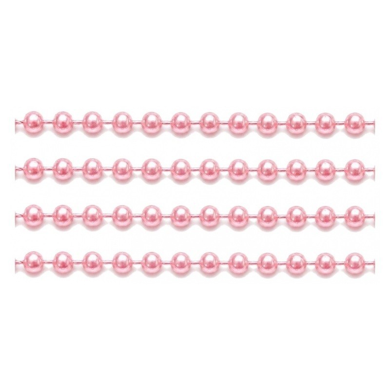 1 Mètre de Chaine à Bille Rose 2mm