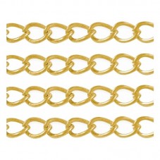 1 Mètre de Chaine à Maille Dorée 5mm pour la Création de Bijoux Fantaisie - DIY