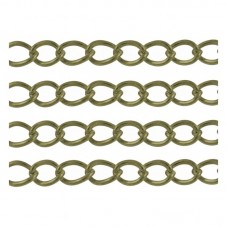 1 Mètre de Chaine à Maille Bronze 5mm pour la Création de Bijoux Fantaisie - DIY