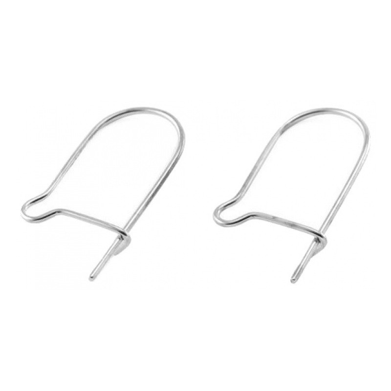 10 Supports Dormeuses soit 5 Paires de Boucles d'Oreilles 16x8mm