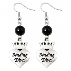 Boucles d'Oreilles en Métal "Beading Diva" pour la Création de Bijoux Fantaisie - DIY