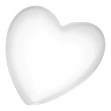 Cabochon Cœur Transparent en Verre Vierge 12mm pour la Création de Bijoux Fantaisie - DIY