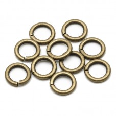 100 Anneaux Ouverts Bronze 4mm pour la Création de Bijoux Fantaisie - DIY