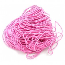25 Mètres de Cordon Élastique Rose 1mm pour la Création de Bijoux Fantaisie - DIY