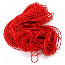 25 Mètres de Cordon Élastique Rouge 1mm pour la Création de Bijoux Fantaisie - DIY