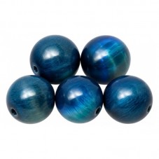 10 Perles Pierre Naturelle Œil de Tigre Bleu 6mm pour la Création de Bijoux Fantaisie - DIY
