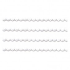 110 Perles à Facettes en Verre Blanc 4mm pour la Création de Bijoux Fantaisie - DIY