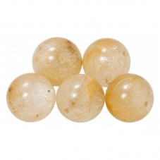 10 Perles Pierre Naturelle Quartz Rutile 6mm pour la Création de Bijoux Fantaisie - DIY