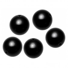 5 Perles Pierre Naturelle Onyx Noir 8mm pour la Création de Bijoux Fantaisie - DIY