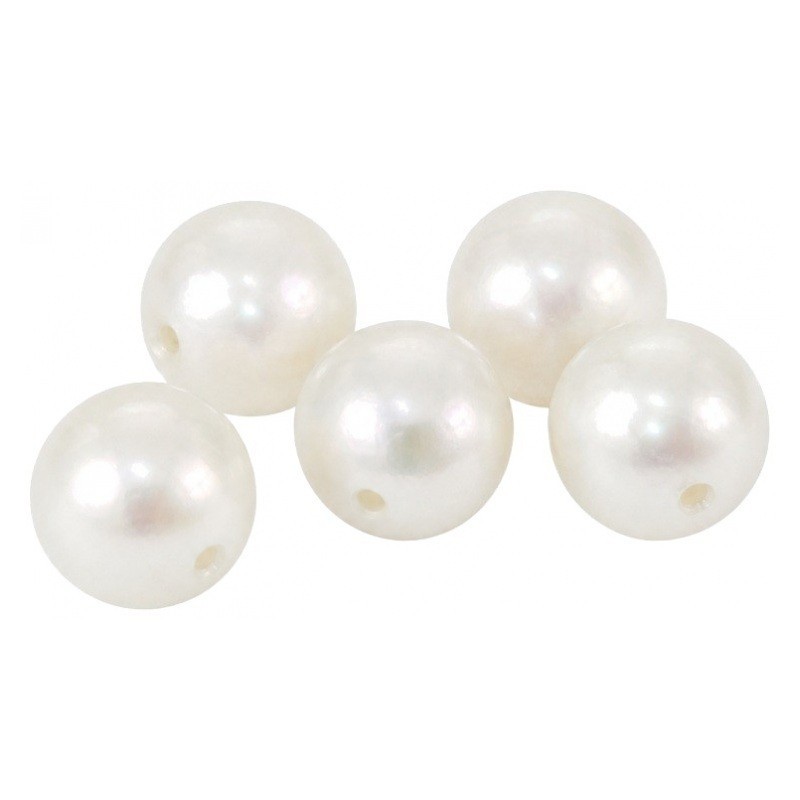 130 Perles en Nacre Pierre Naturelle Blanc 3mm