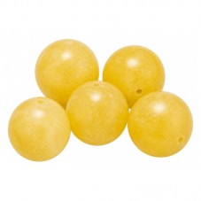 10 Perles Pierre Naturelle Calcite Jaune 6mm pour la Création de Bijoux Fantaisie - DIY