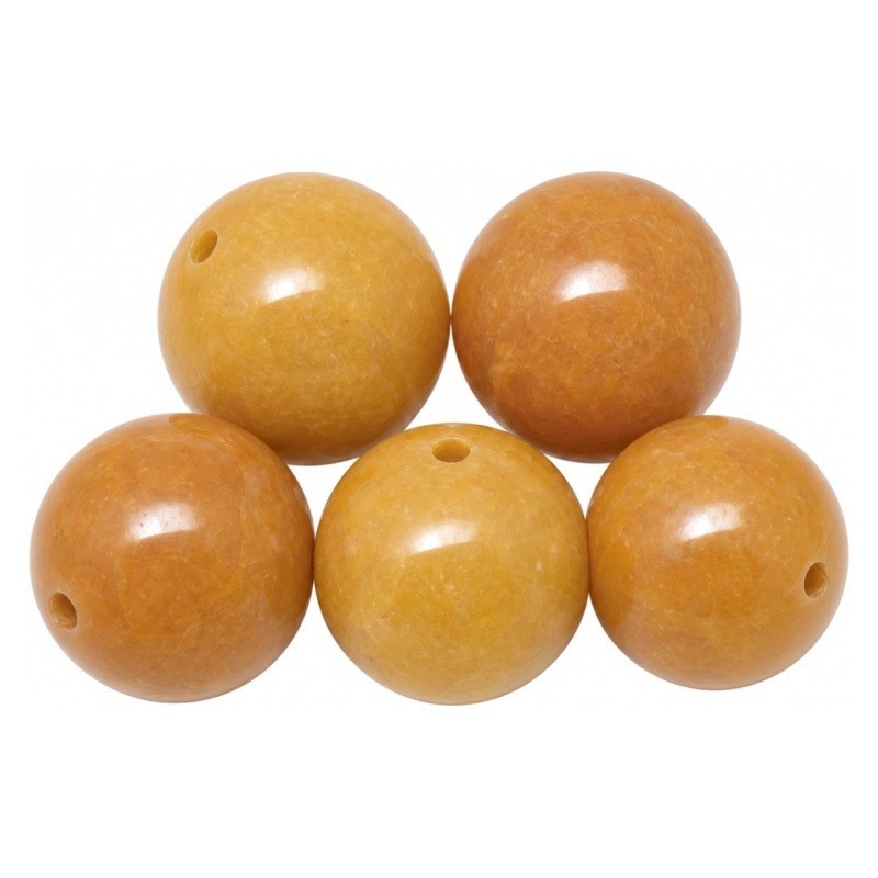 10 Perles Pierre Naturelle Aventurine Jaune 6mm