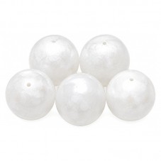 5 Perles Pierre Naturelle Quartz Blanc 8mm pour la Création de Bijoux Fantaisie - DIY