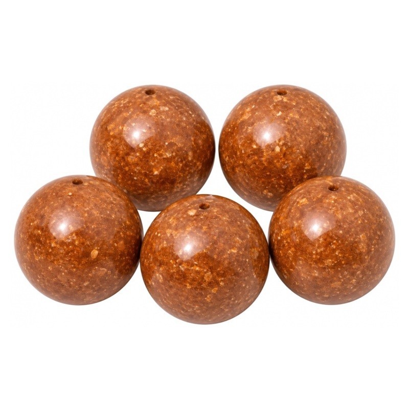 10 Perles en Pierre Naturelle Sable d'Or 6mm
