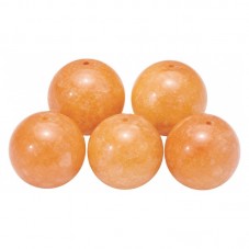 5 Perles Pierre Naturelle Aventurine Orange 8mm pour la Création de Bijoux Fantaisie - DIY