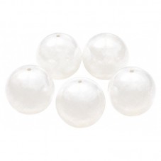 5 Perles en Pierre Naturelle Cristal de Roche Quartz 8mm pour la Création de Bijoux Fantaisie - DIY