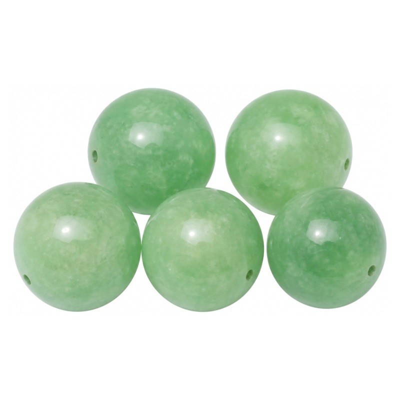 5 Perles Pierre Naturelle Aventurine 8mm