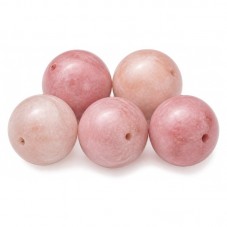 5 Perles Pierre Naturelle Rhodonite 8mm pour la Création de Bijoux Fantaisie - DIY