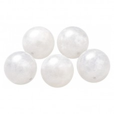 5 Perles Pierre Naturelle Pierre de Lune 8mm pour la Création de Bijoux Fantaisie - DIY