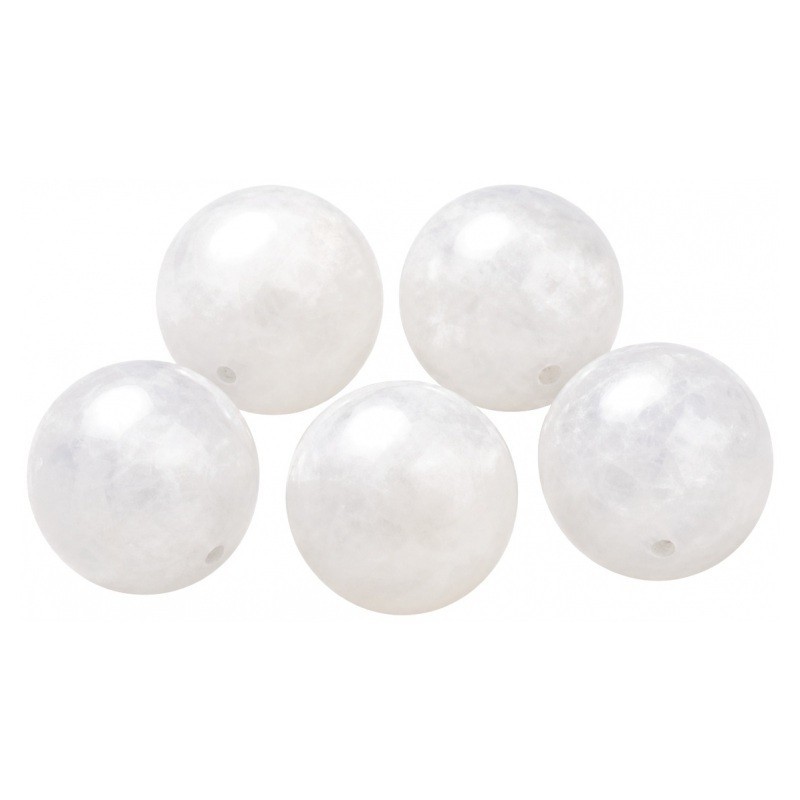 5 Perles Pierre Naturelle Pierre de Lune 8mm